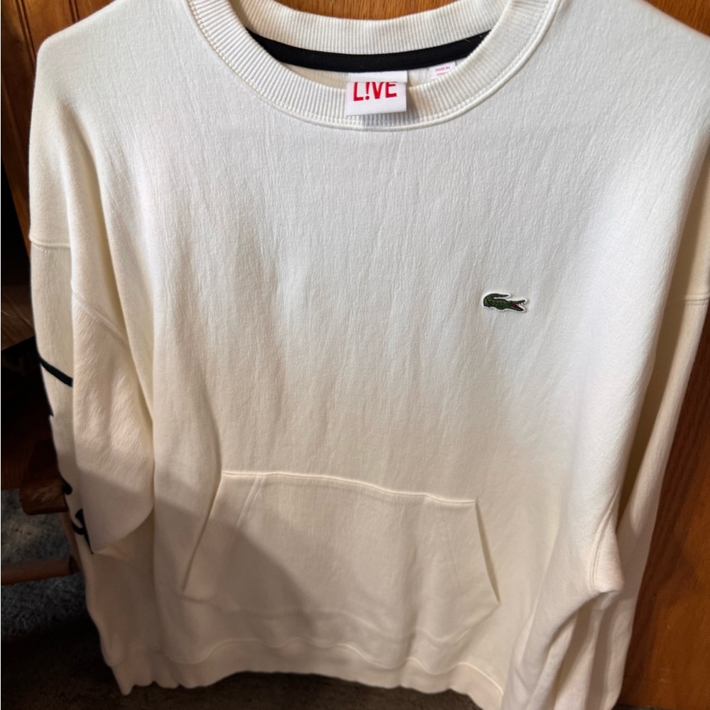 Lacoste Live Crewneck with Kangaroo Pocket